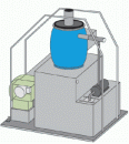 湿式オゾン水排気脱臭装置（水スクラバ併用）イメージ